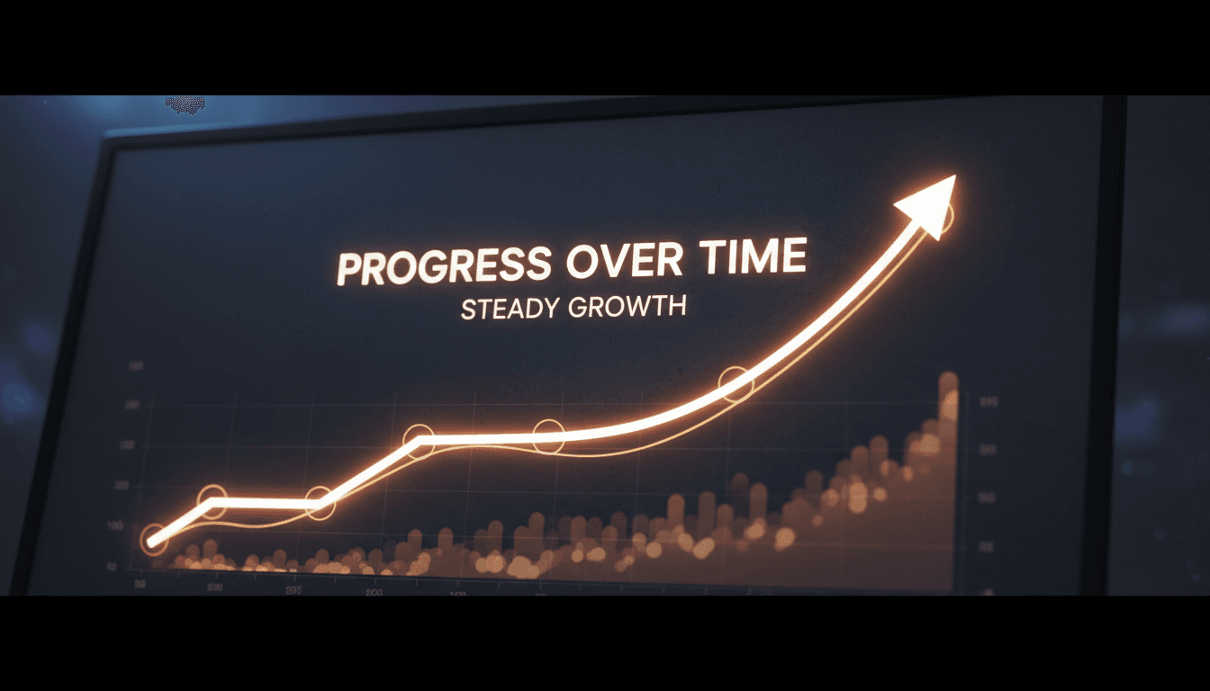 Trading improvement and progress tracking over time